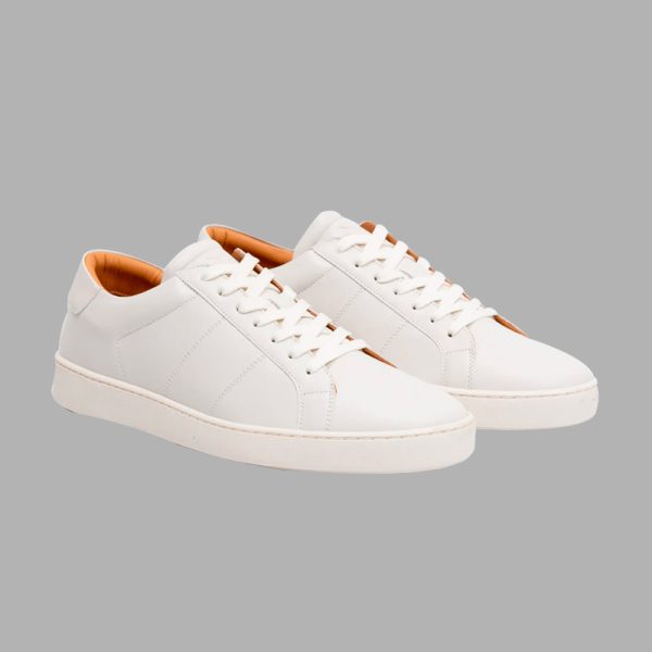 Tenis Hombre Chevignon | Cuero blanco | Diseño Unicolor