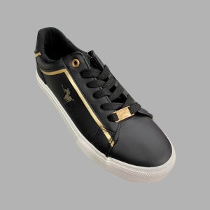 Tenis Polo Club | Mujer | Black/Gold Premiun