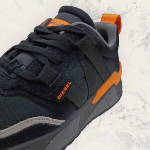 Tenis Diesel S-BRENTHA WL Negros con Naranja para Hombre