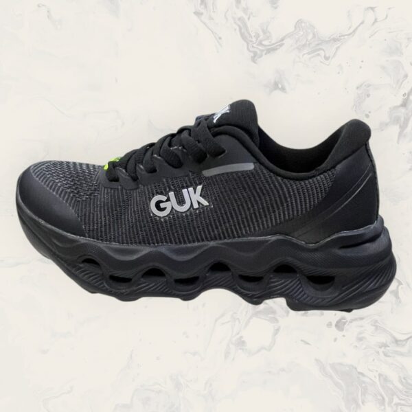 Tenis GUK | Urbanos Deportivos Suela 3D | Negros | Hombre