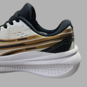 Tenis Apolo Casuales Deportivos Blanco y Dorado para Mujer