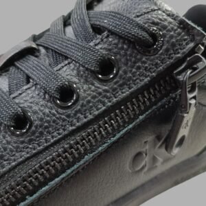 Tenis Calvin Klein Classic Cupsole Zip Negros para Hombre