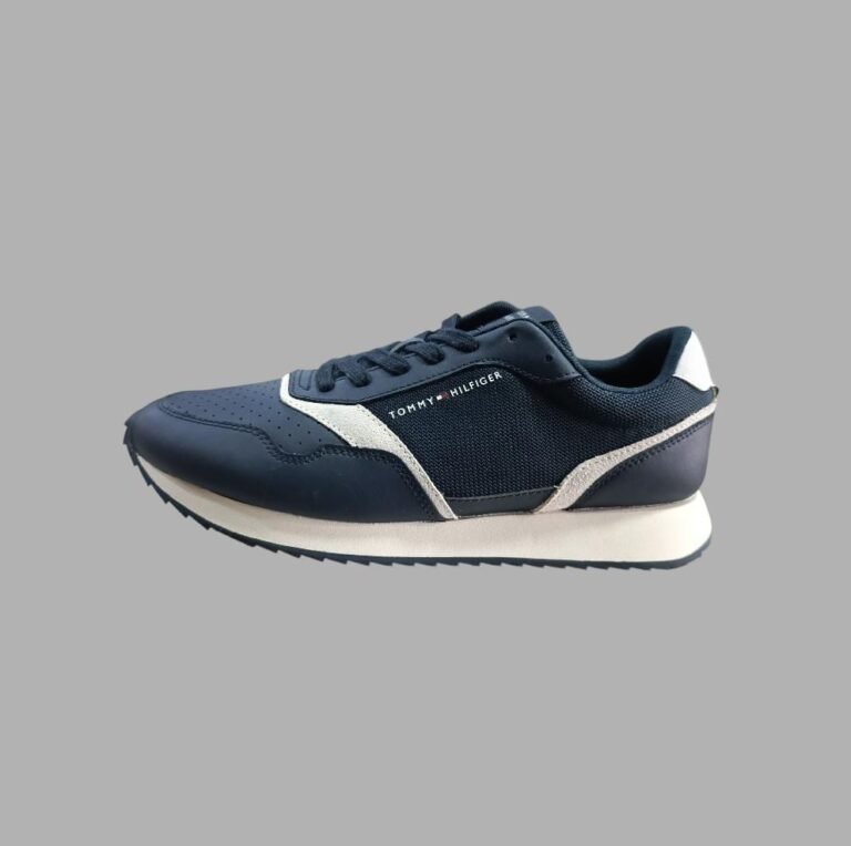 Tenis Originales Tommy Hilfiger Runner Evo Seasonal Mix Azules para Hombre