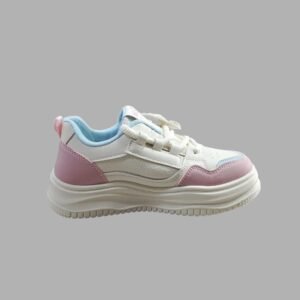 Tenis Dustin Nice Fashion Casuales Blancos/Rosa para Mujer