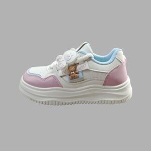 Tenis Dustin Nice Fashion Casuales Blancos/Rosa para Mujer