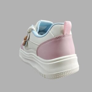 Tenis Dustin Nice Fashion Casuales Blancos/Rosa para Mujer