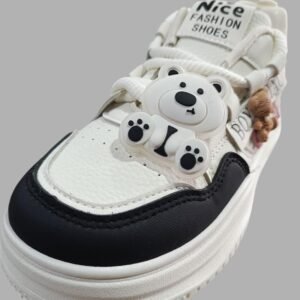 Tenis Nice Fashion Casuales Blancos/Negro para Mujer