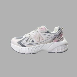 Tenis Dustin Deportivos Casuales Gris/Rosa para Mujer