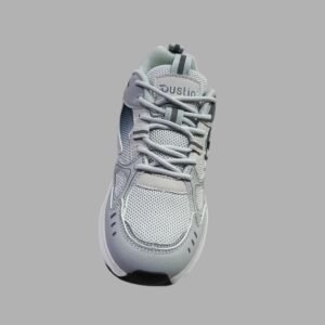 Tenis Dustin Deportivos Casuales Gris/Blanco para Mujer