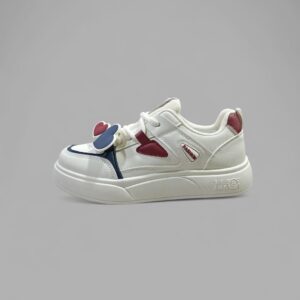 Tenis Fashion Hearts Casuales Beige para Mujer