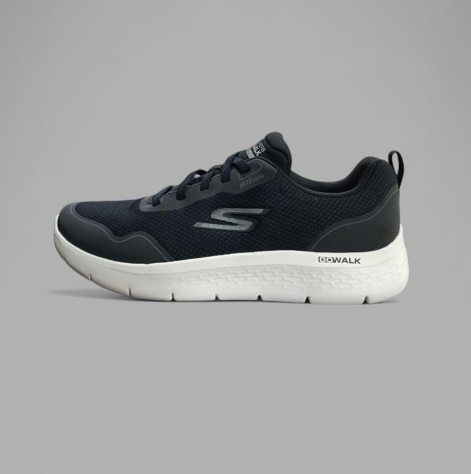 Tenis Originales Skechers Running Negro para Hombre Talla Grande
