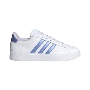Tenis-adidas-Grand-Court--2.0--Blanco-Azul-Spark-Metallic-W-Dama