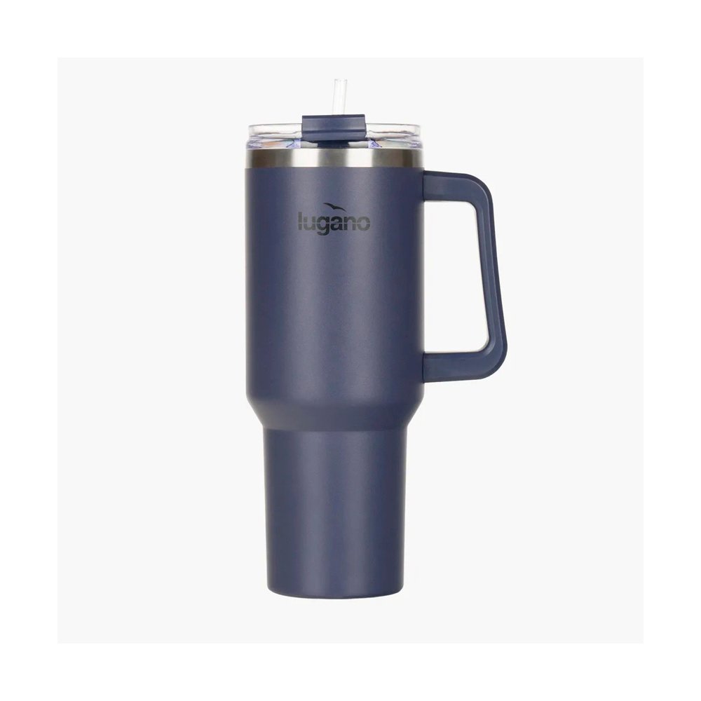 Vaso Térmico con Pitillo Lugano Blizzard 1200 ml (40 oz) - Morado Oscuro
