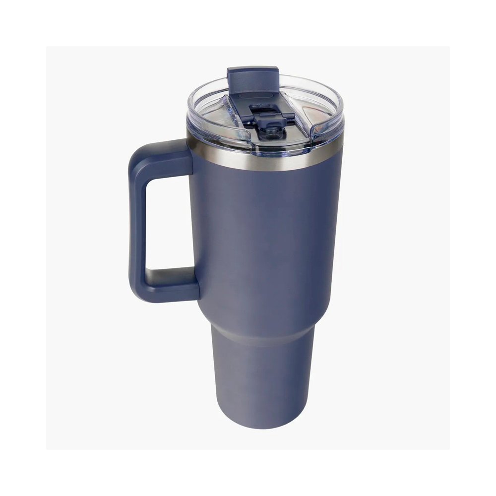 Vaso Térmico con Pitillo Lugano Blizzard 1200 ml (40 oz) - Morado Oscuro