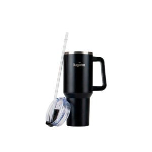 Vaso Térmico con Pitillo Lugano Blizzard 1200 ml (40 oz) - Negro