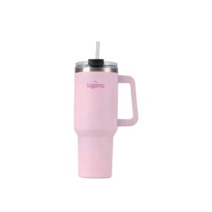 Vaso Térmico con Pitillo Lugano Blizzard 1200 ml (40 oz) - Rosa