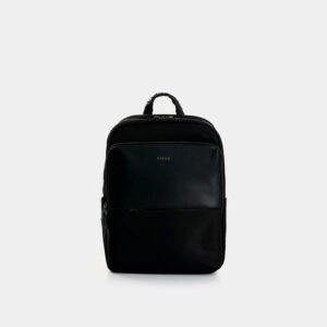 Morral Vélez Marfilo de Nylon y Cuero para Mujer - Negro