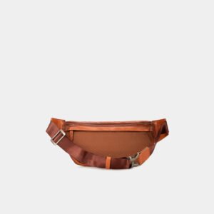 Riñonera tivoli de cuero para hombre reata en nylon Miel