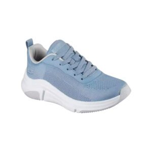 Tenis Skechers Mujer Engineered Knit 117579-SLT Azul Running