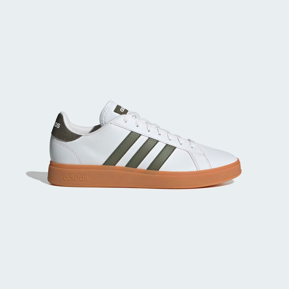 Tenis Adidas Grand Court Base - Blanco/Verde (IH4717)