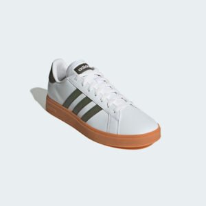 Tenis Adidas Grand Court Base - Blanco/Verde (IH4717)