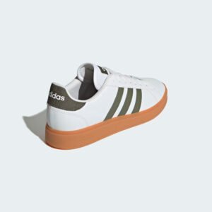 Tenis Adidas Grand Court Base - Blanco/Verde (IH4717)