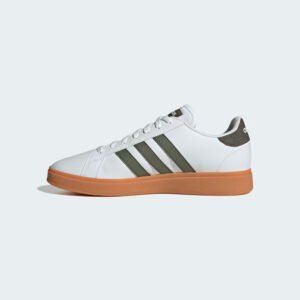 Tenis Adidas Grand Court Base - Blanco/Verde (IH4717)