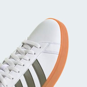 Tenis Adidas Grand Court Base - Blanco/Verde (IH4717)