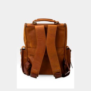 Mochila Vélez Archaeology de Cuero Vintage para Hombre