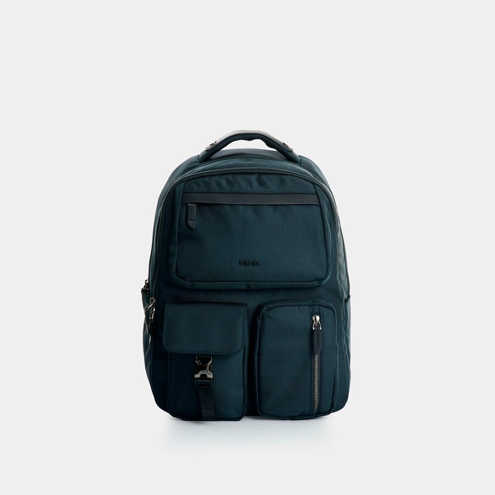 Tula morral de lona y cuero para hombre Nautical