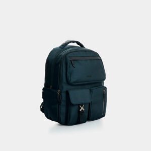 Tula morral de lona y cuero para hombre Nautical