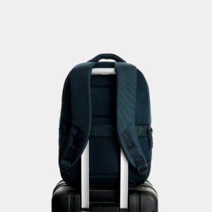 Tula morral de lona y cuero para hombre Nautical