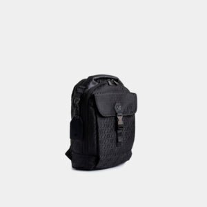 Mochila Vélez Bloom 2 Jacquard Monograma para Mujer - Negro | Porta Trolley Ejecutivo