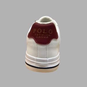 Tenis Polo Premier Group | Hombre | Blanco Rojo WR