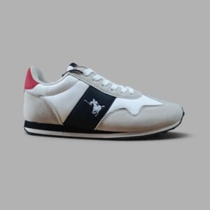 Tenis Polo Premier Group | Entil |Hombre | Blanco Negro