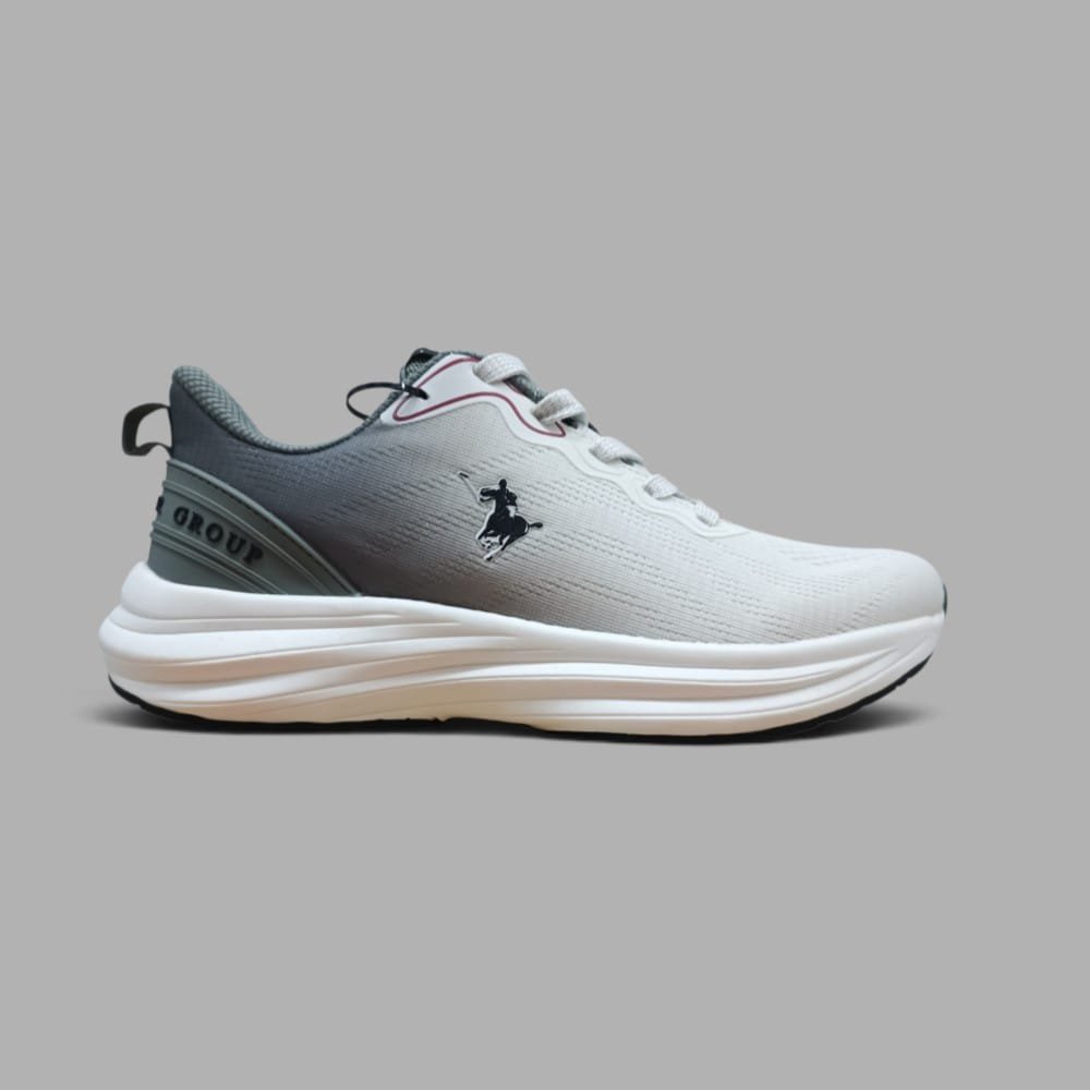 Tenis Polo Premier Group | Hombre | Blanco Gris Negro