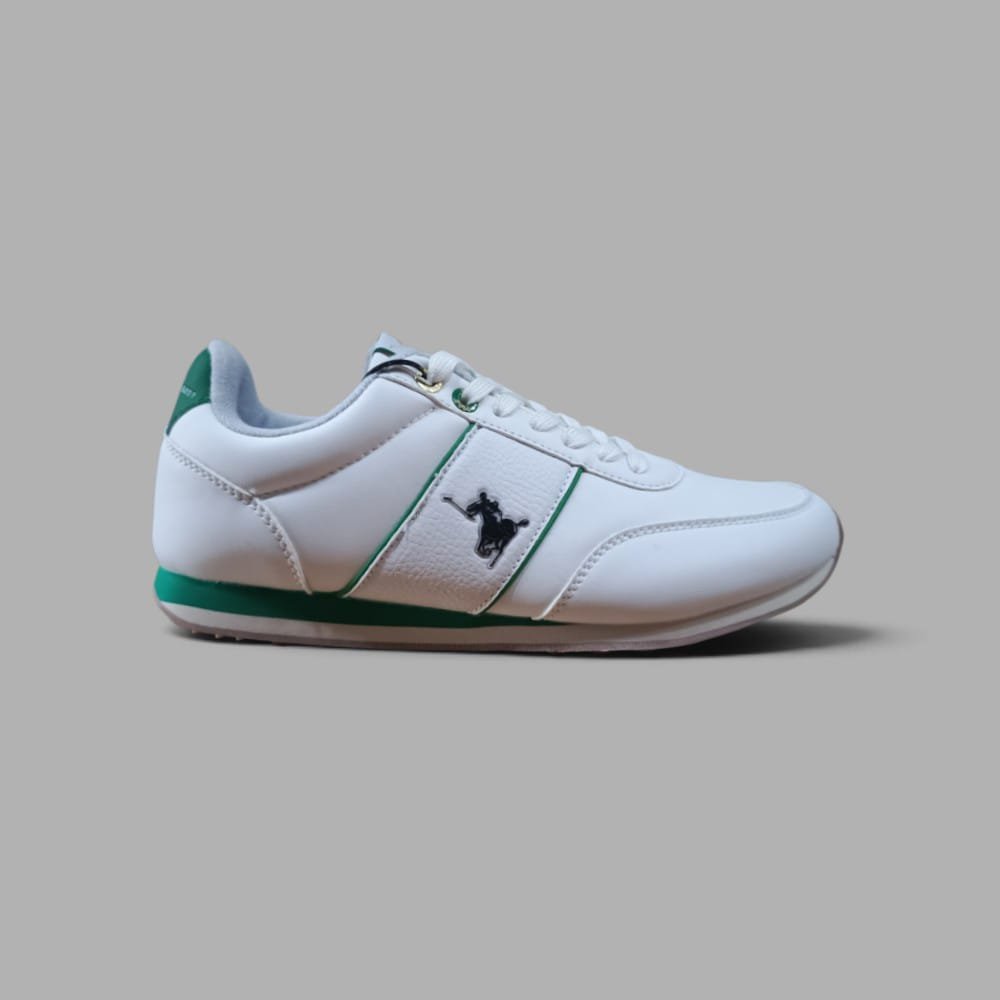 Tenis Polo Premier Group | Blanco Verde | Hombre