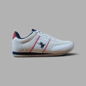 Tenis Polo Premier Group | Tention | Hombre | Blanco Rojo Azul