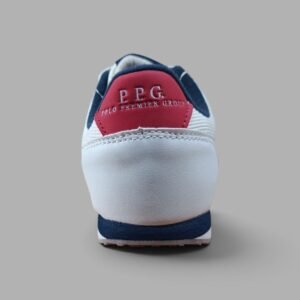 Tenis Polo Premier Group | Tention | Hombre | Blanco Rojo Azul