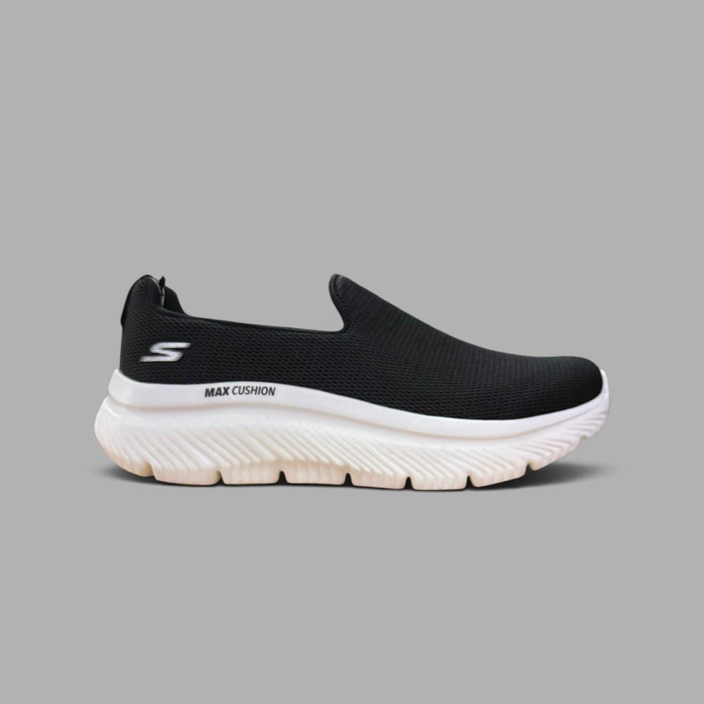 Tenis Skechers Go Walk Max | Hombre | Negro Blanco