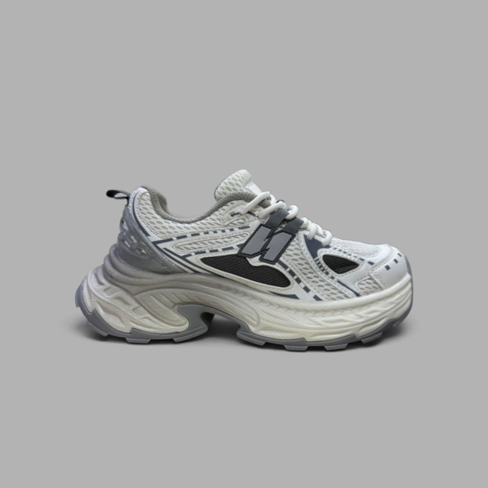 Tenis X-Runner | Mujer | Blanco Gris