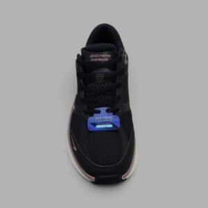 Tenis Skechers D'Lux Walker | Mujer | Negro Rosado | SN150392