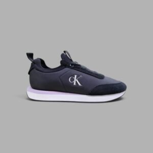 Tenis Calvin Klein Retro Runner | Mujer | Negro Blanco