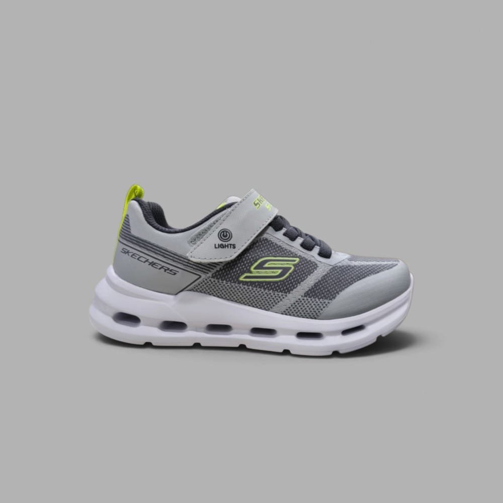 Tenis Skechers S-Lights con luces | Infantiles | Niño-Niña | Gris