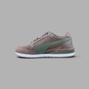 Tenis Puma ST Runner v4 Nylon | Hombre | Café Verde